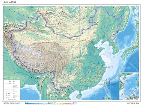 中國地理圖